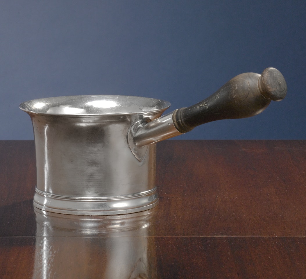 An American Silver Saucepan, Myer Myers by Anonymous