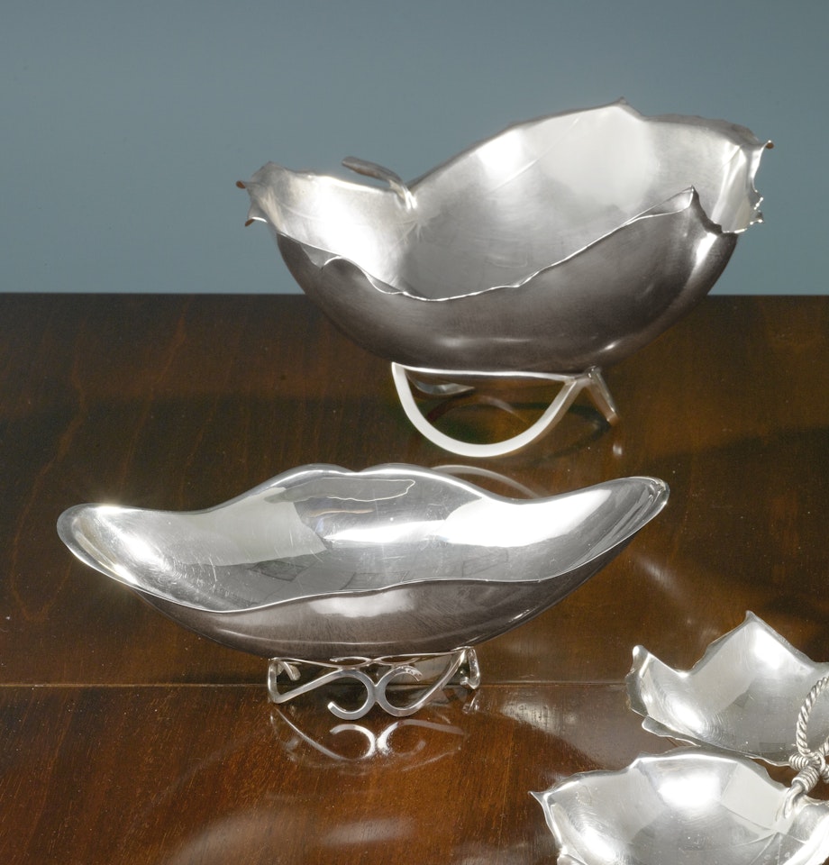 An American Silver Centerpiece Bowl, Alfredo Sciarrotta by Anonymous