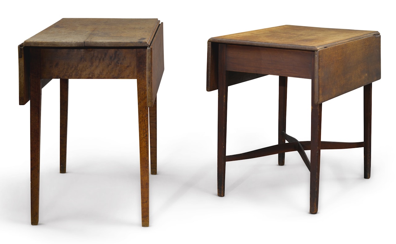 Federal Cherrywood X-Stretcher Based Pembroke Table by Anonymous
