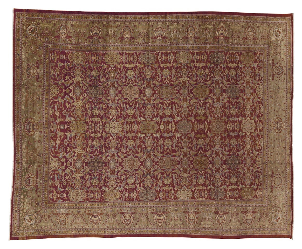 A Mahal carpet by Anonymous