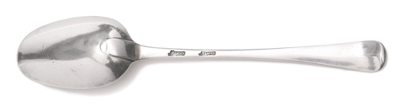 An American silver tablespoon by Anonymous