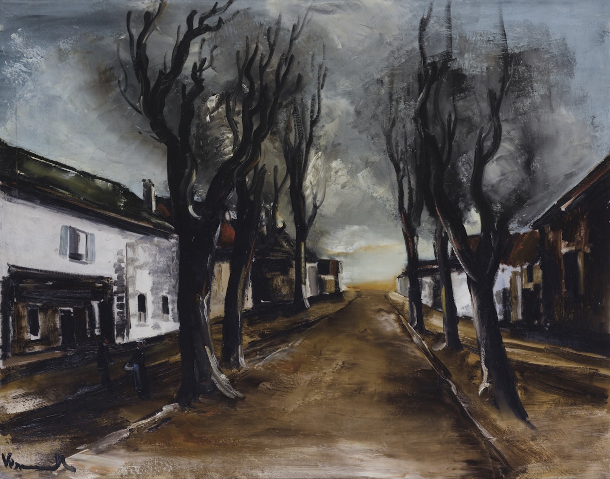 ROUTE DE VILLAGE by Maurice de Vlaminck