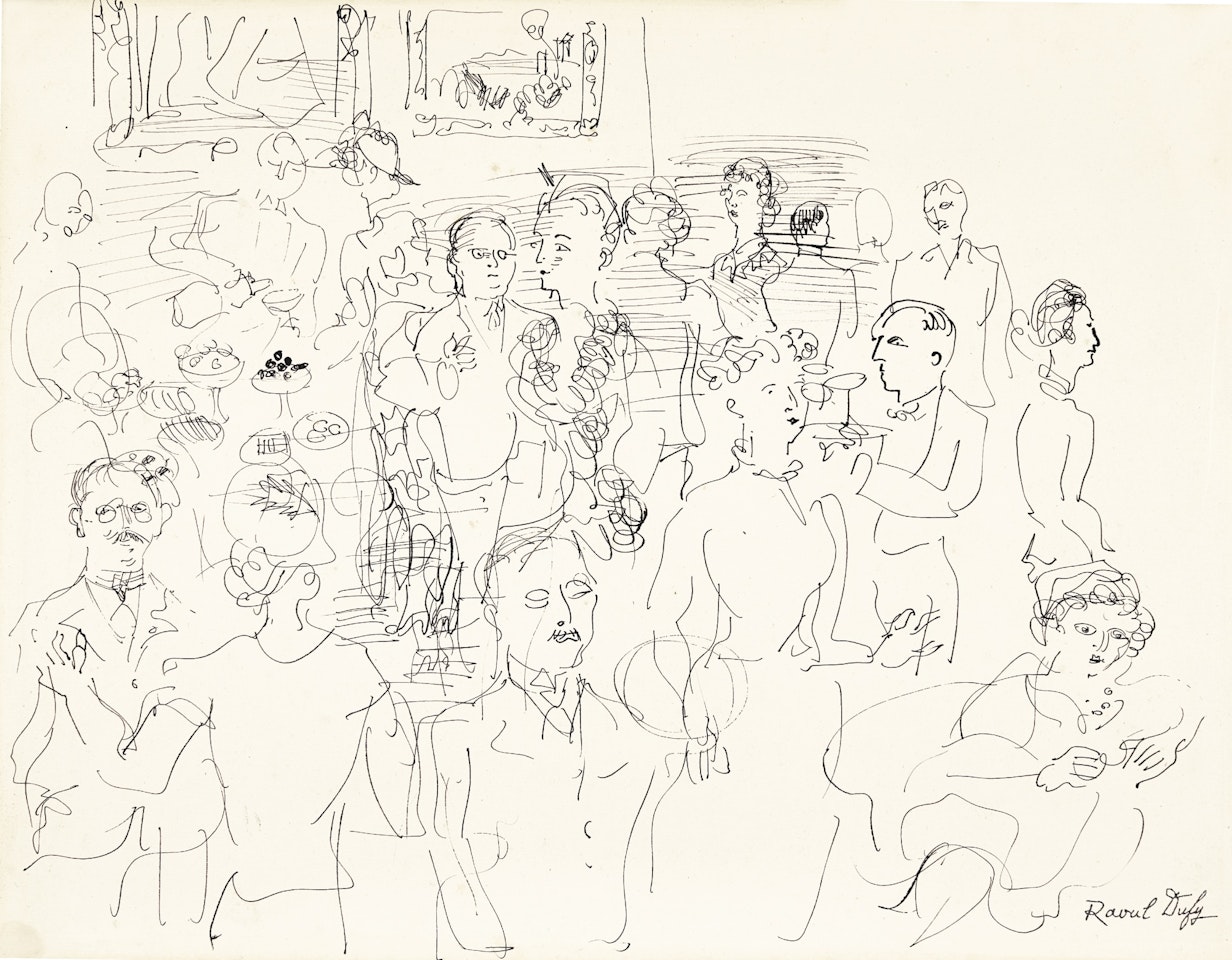 LA RÉCEPTION by Raoul Dufy
