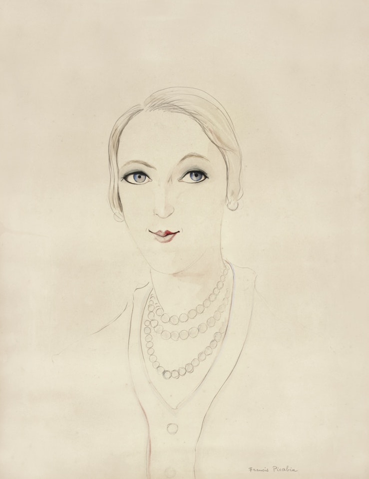(SANS TITRE) PORTRAIT DE FEMME by Francis Picabia