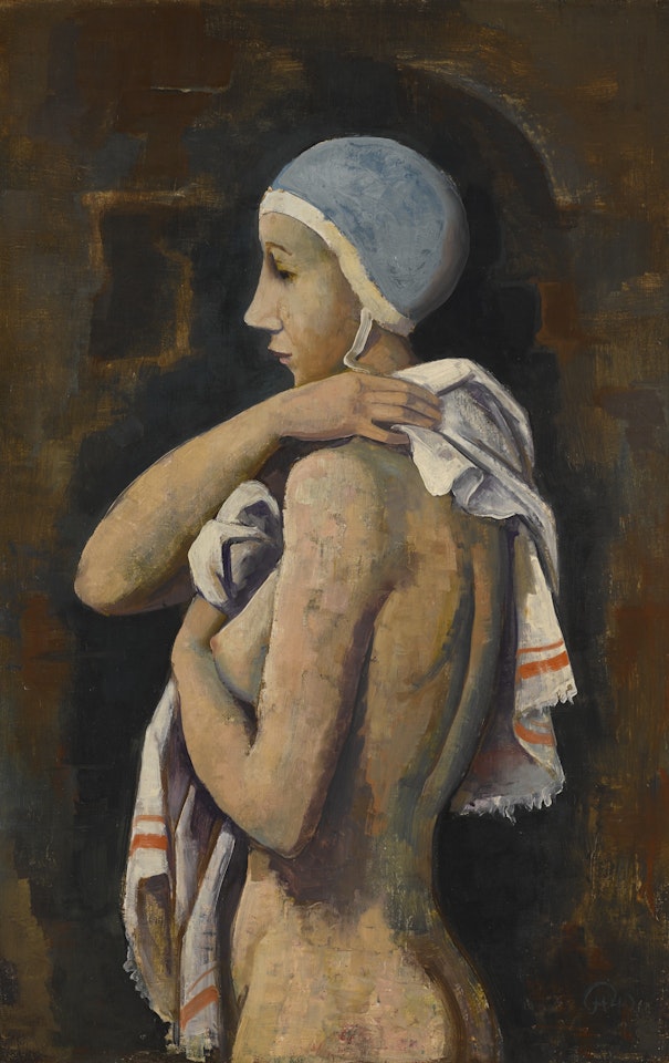 NACH DEM BAD (AFTER THE BATH) by Karl Hofer