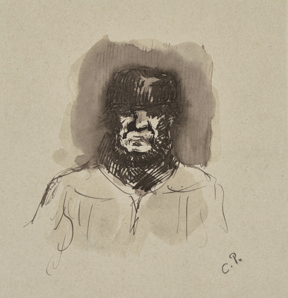 MALE FIGURE by Camille Pissarro