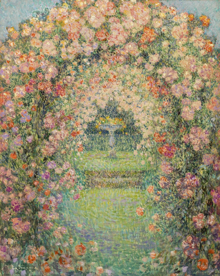 LA ROSERAIE, GERBEROY by Henri Le Sidaner