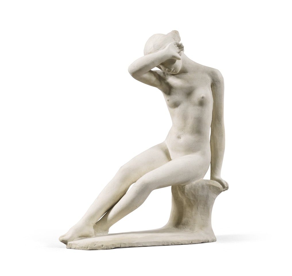 SE VOILANT LES YEUX by Aristide Maillol
