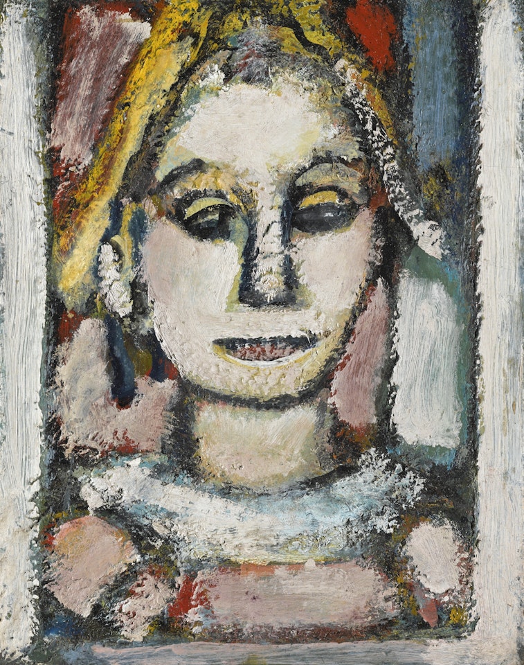 ARLEQUIN (HARMONIE ROSE) by Georges Rouault