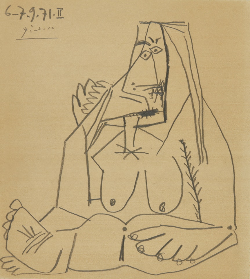 NU ASSIS by Pablo Picasso