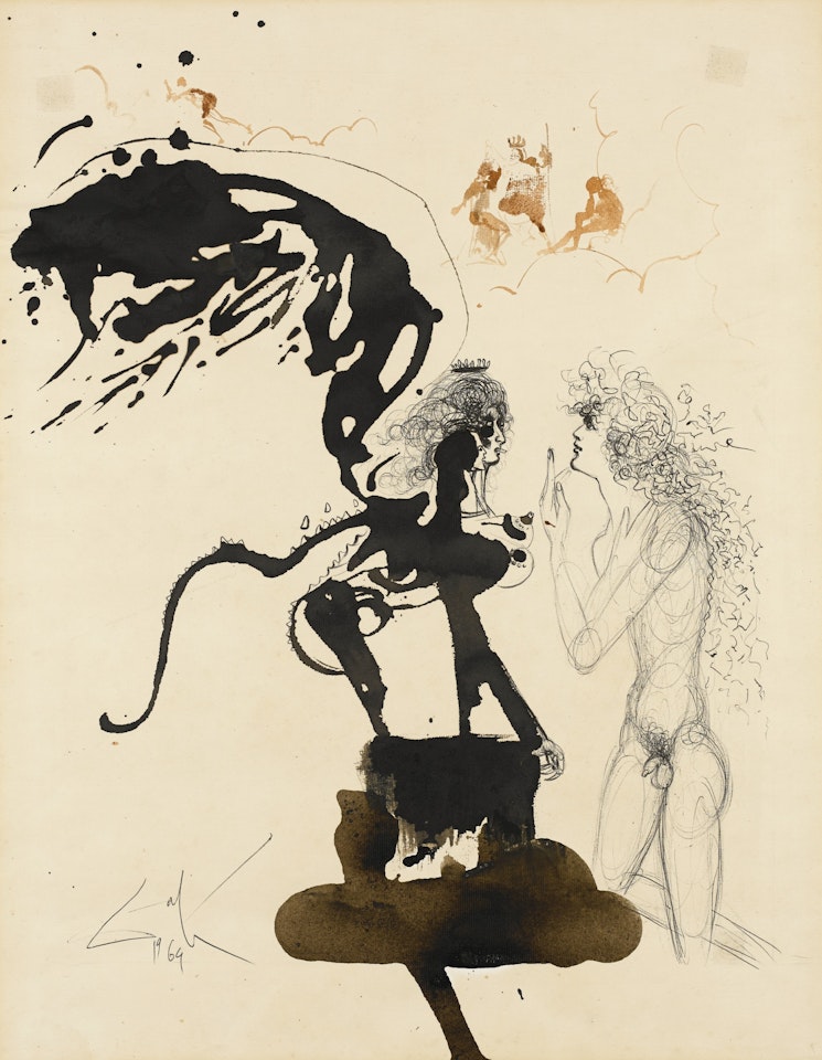 ŒDIPE ET LE SPHINX by Salvador Dali