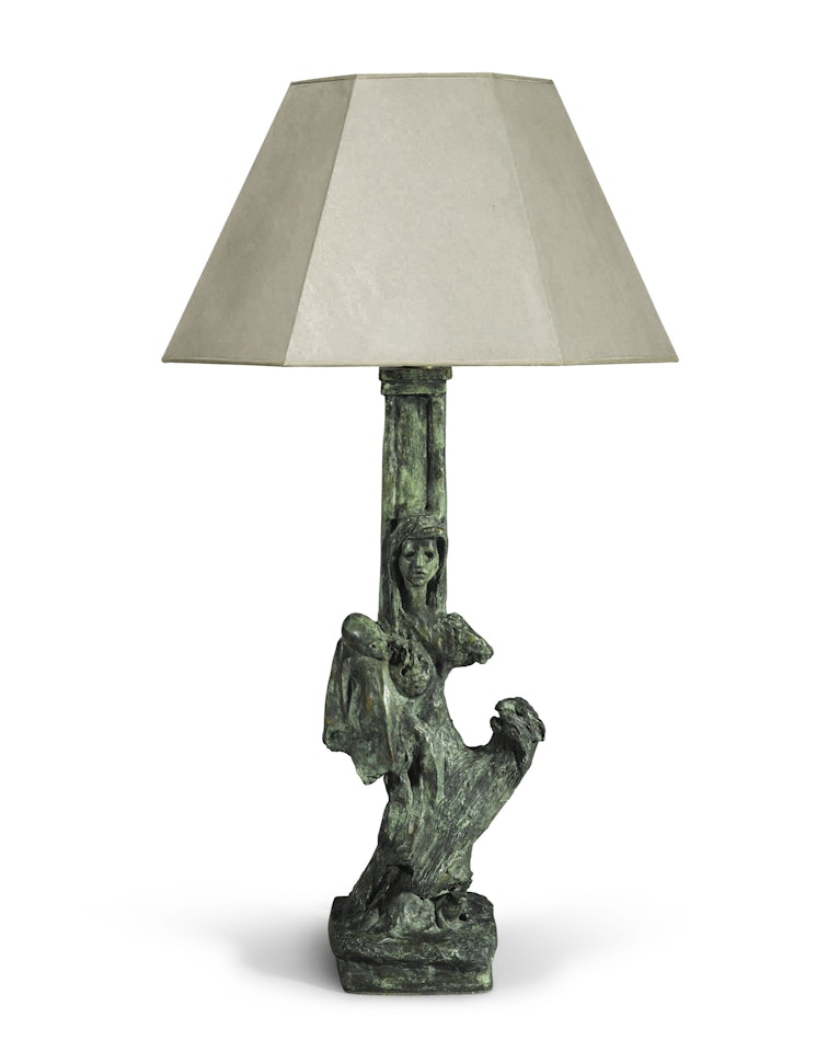LA DOMPTEUSE, PIED DE LAMPE by Diego Giacometti