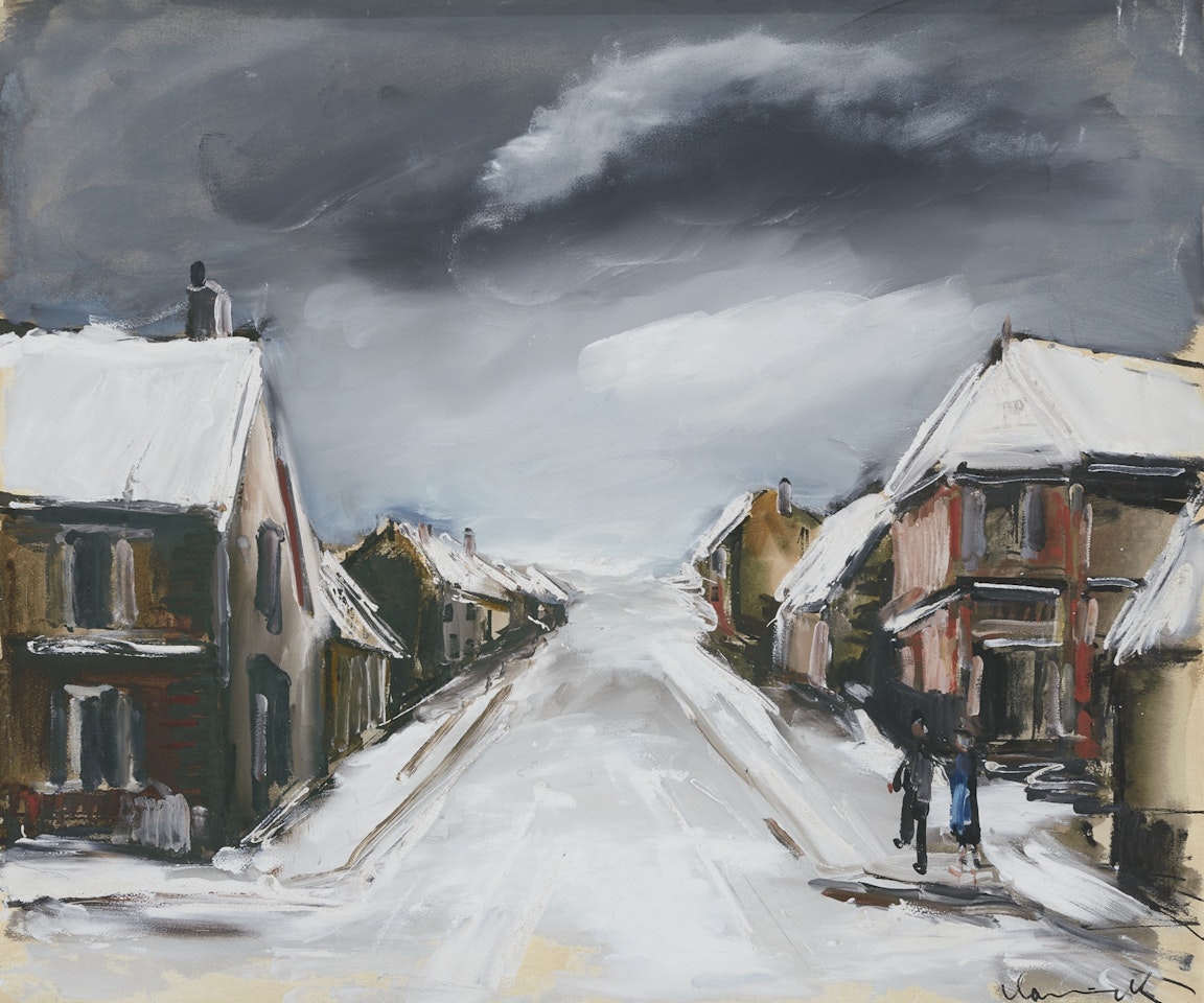 RUE SOUS LA NEIGE by Maurice de Vlaminck