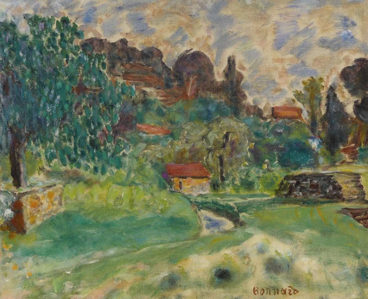 PAYSAGE DE CAGNES by Pierre Bonnard
