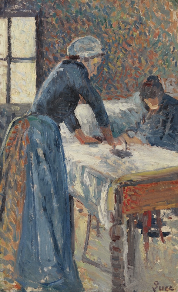 LA REPASSEUSE by Maximilien Luce