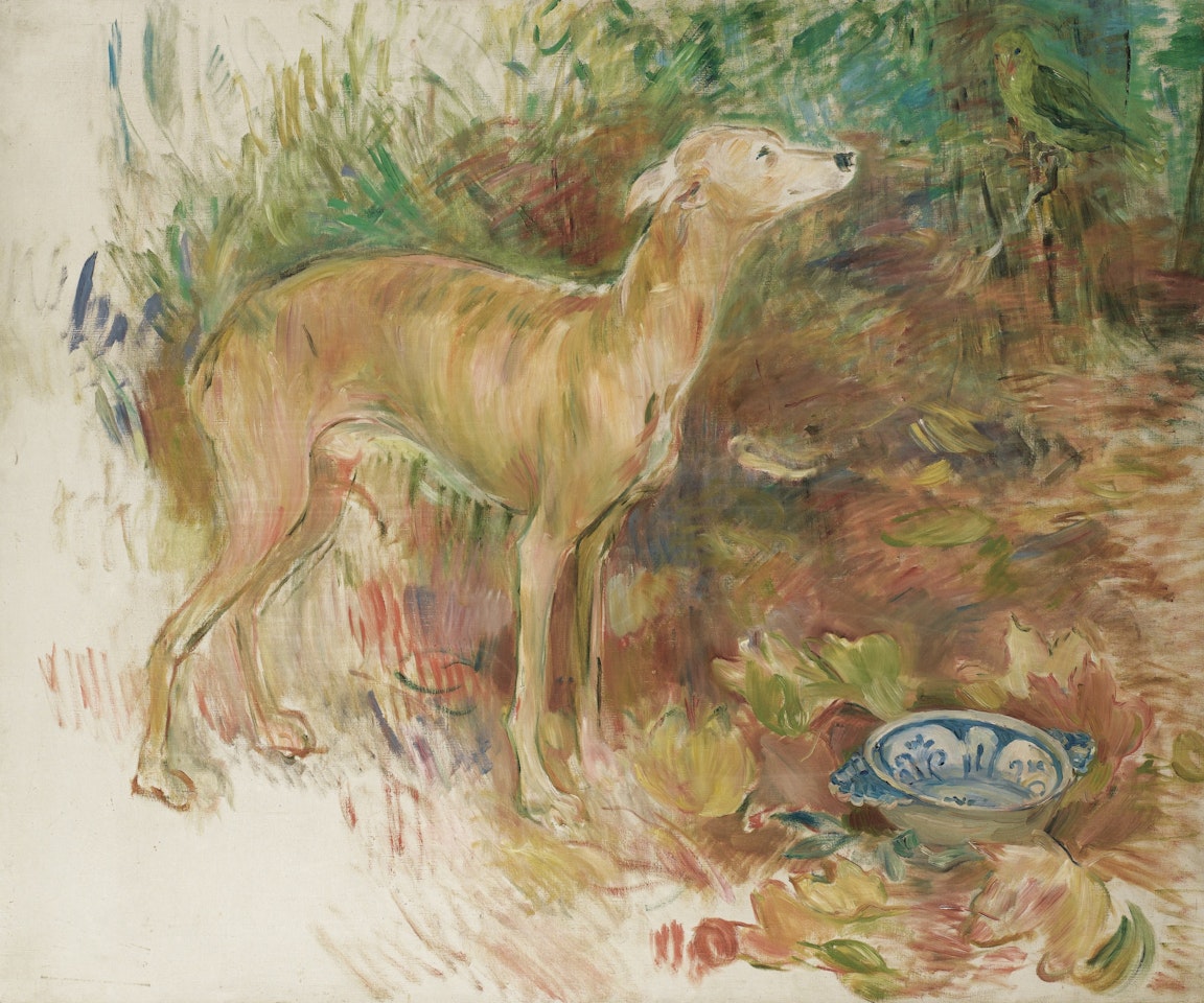 LA LEVRETTE LAËRTE by Berthe Morisot