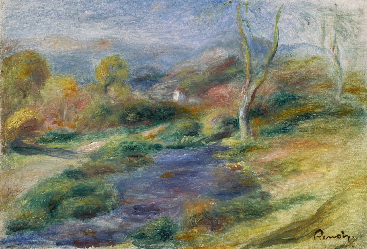 PAYSAGE AU BÉAL by Pierre-Auguste Renoir