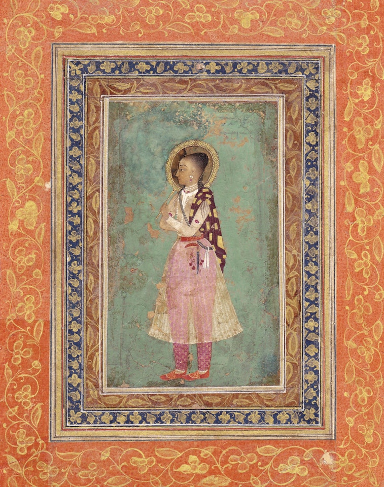 A YOGINI HOLDING A FAN by Anonymous