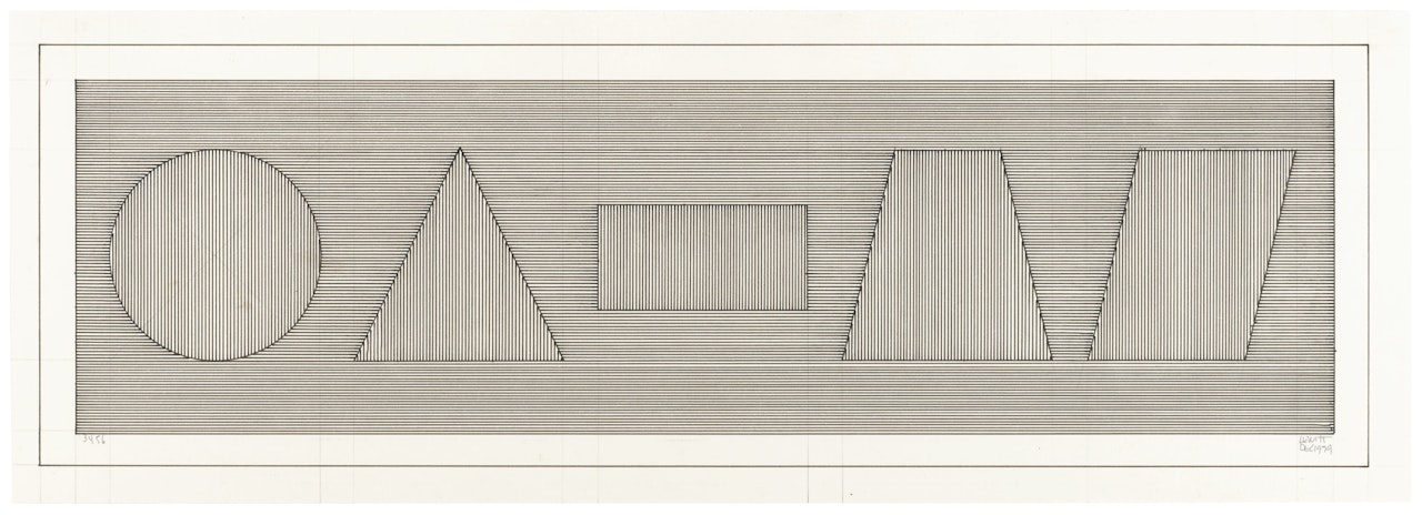 SIX GEOMETRIC FIGURES (13456) by Sol LeWitt