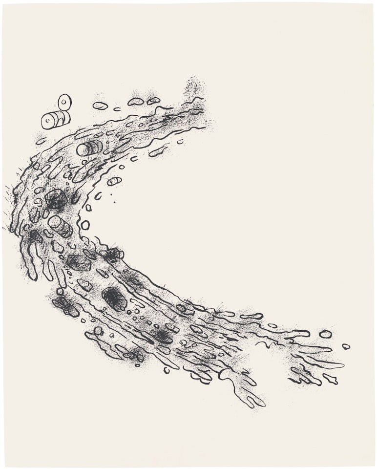 GARBAGE DRAWING #23 by Mike Kelley