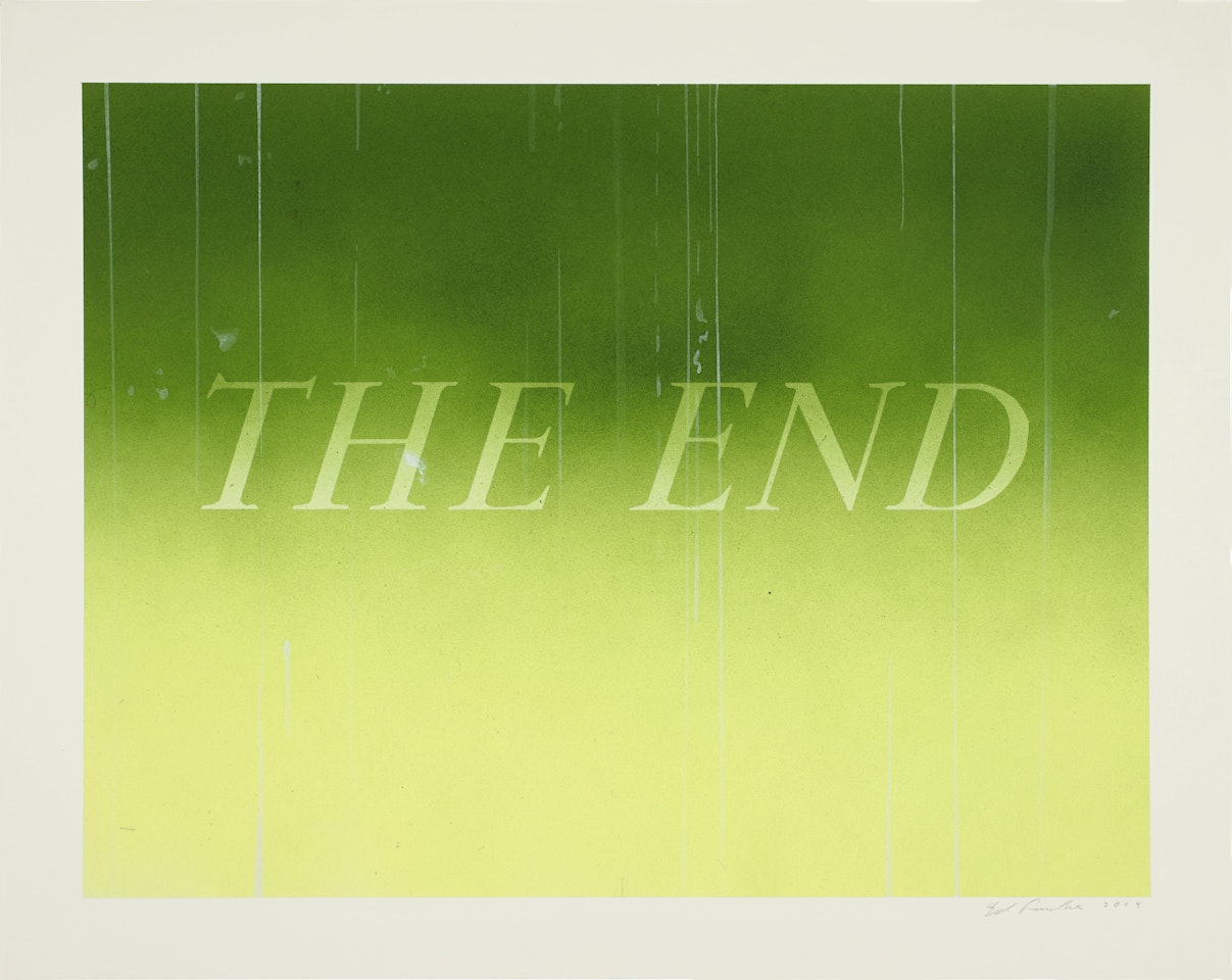 THE END #46 by Ed Ruscha