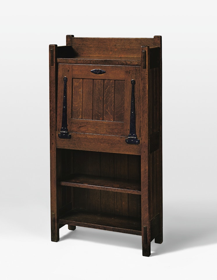 FALL-FRONT DESK, MODEL NO. 518 by Gustav Stickley