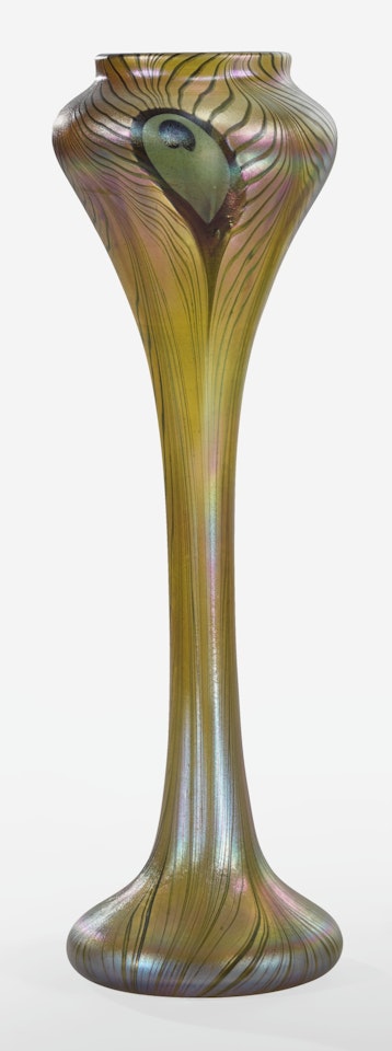 "PEACOCK" VASE by Tiffany Studios