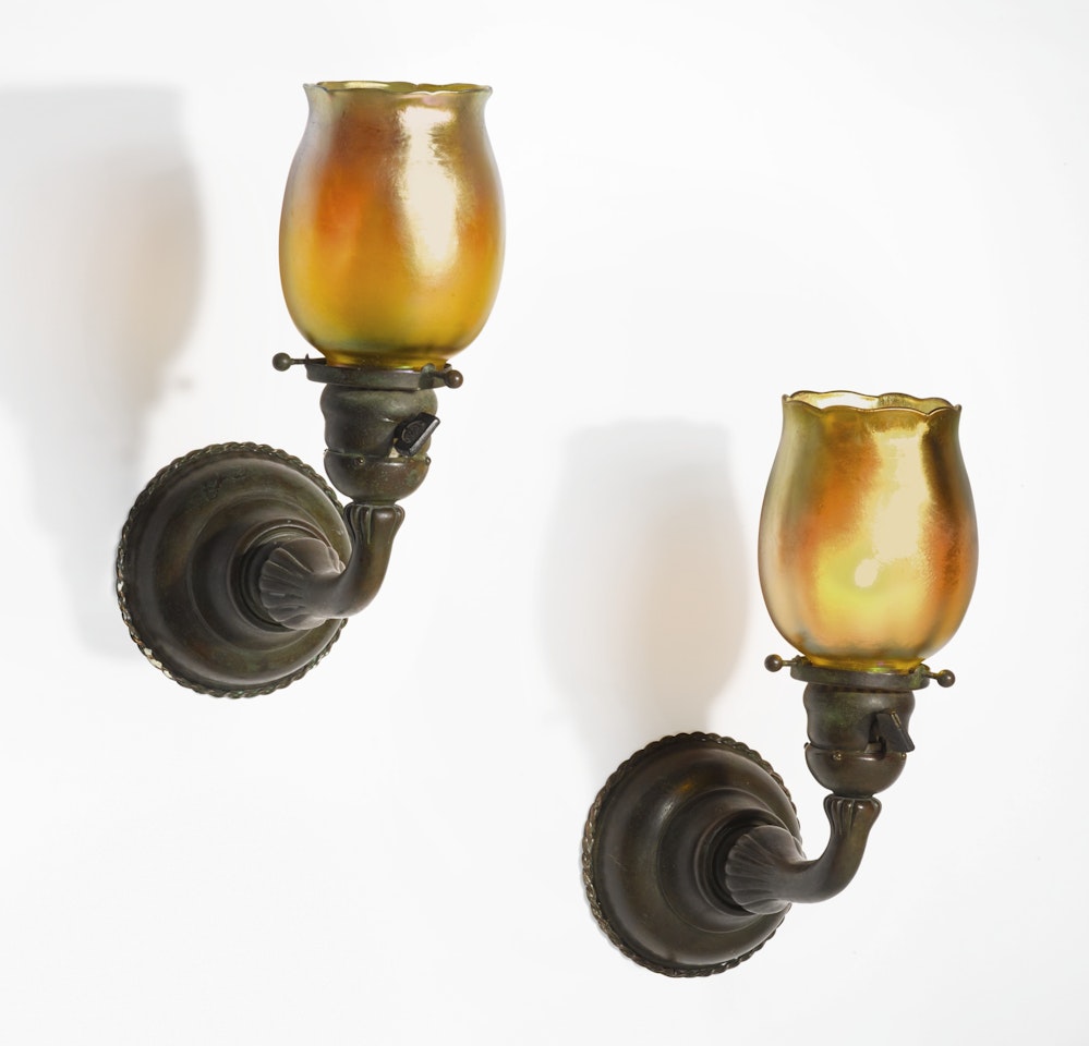 PAIR OF SCONCES by Tiffany Studios