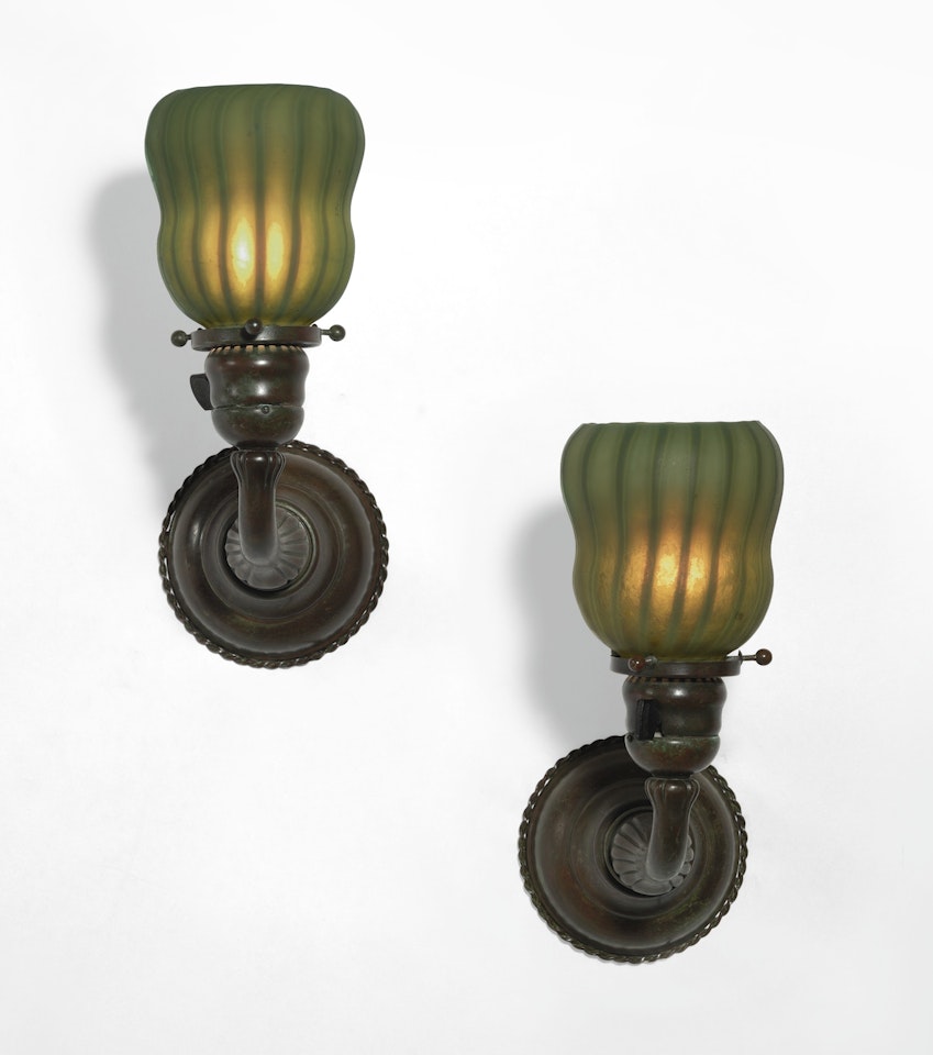 PAIR OF SCONCES by Tiffany Studios