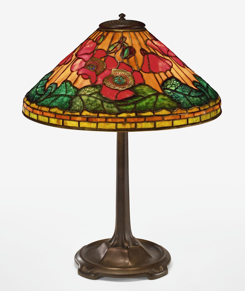 "POPPY" TABLE LAMP by Tiffany Studios