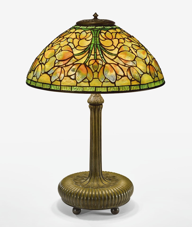 "CROCUS" TABLE LAMP by Tiffany Studios
