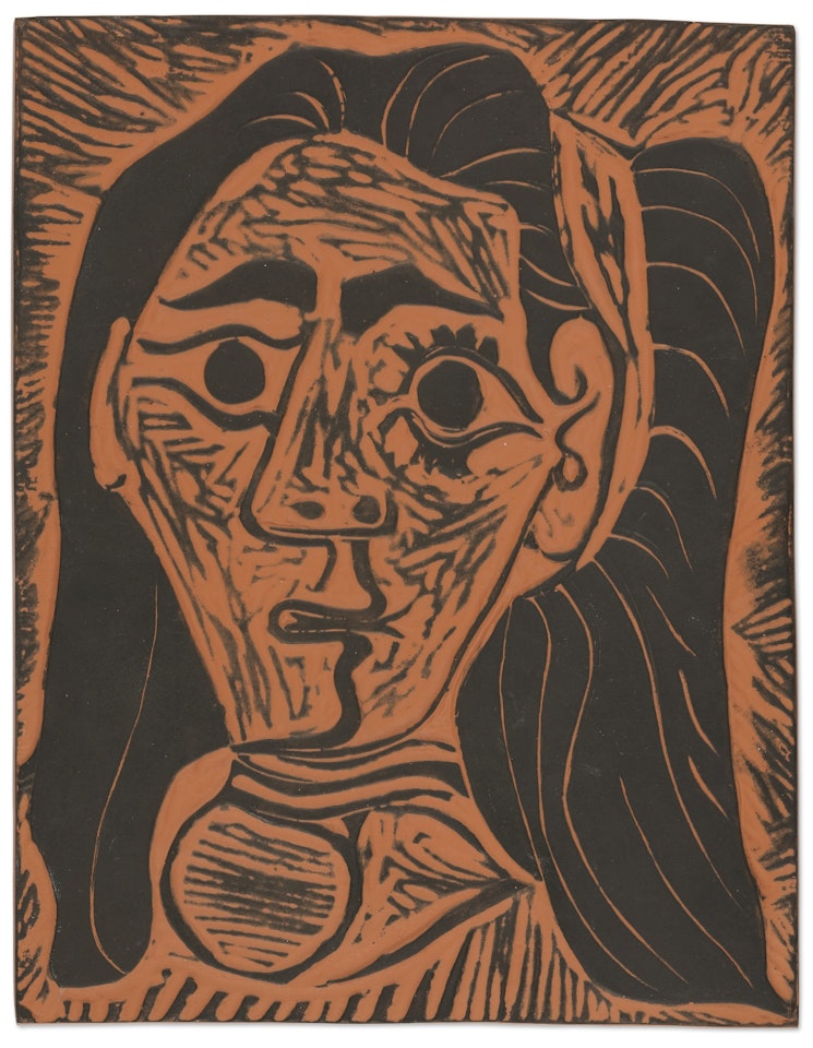 FEMME AUX CHEVEUX FLOUS (A.R. 520) by Pablo Picasso