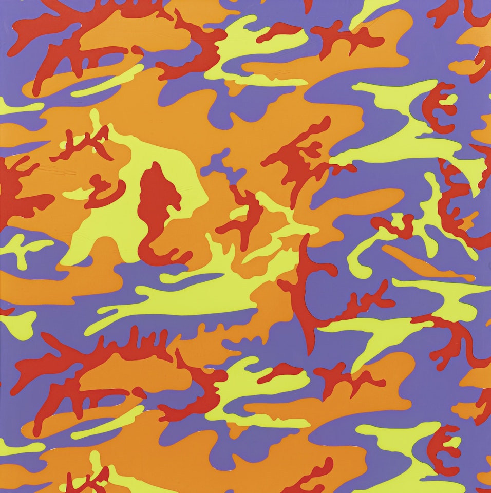 CAMOUFLAGE (F. & S. II.412) by Andy Warhol