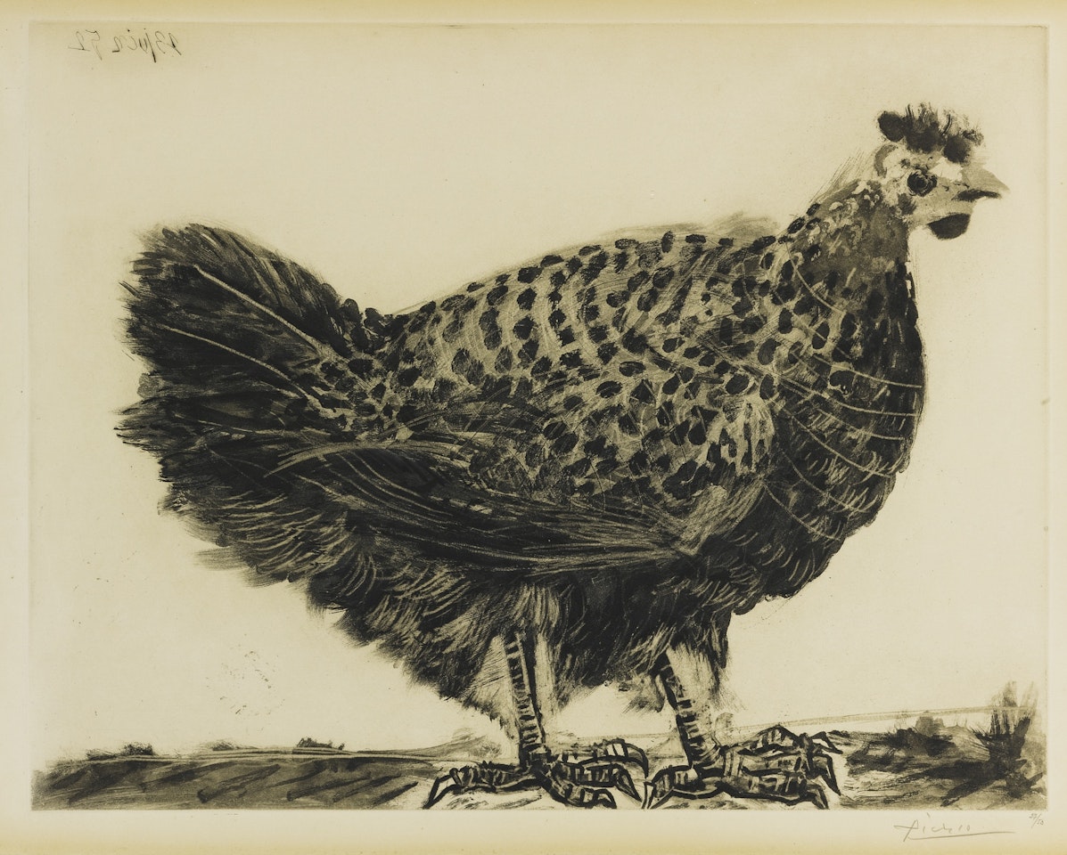 LA POULE (B. 694; BA. 896) by Pablo Picasso