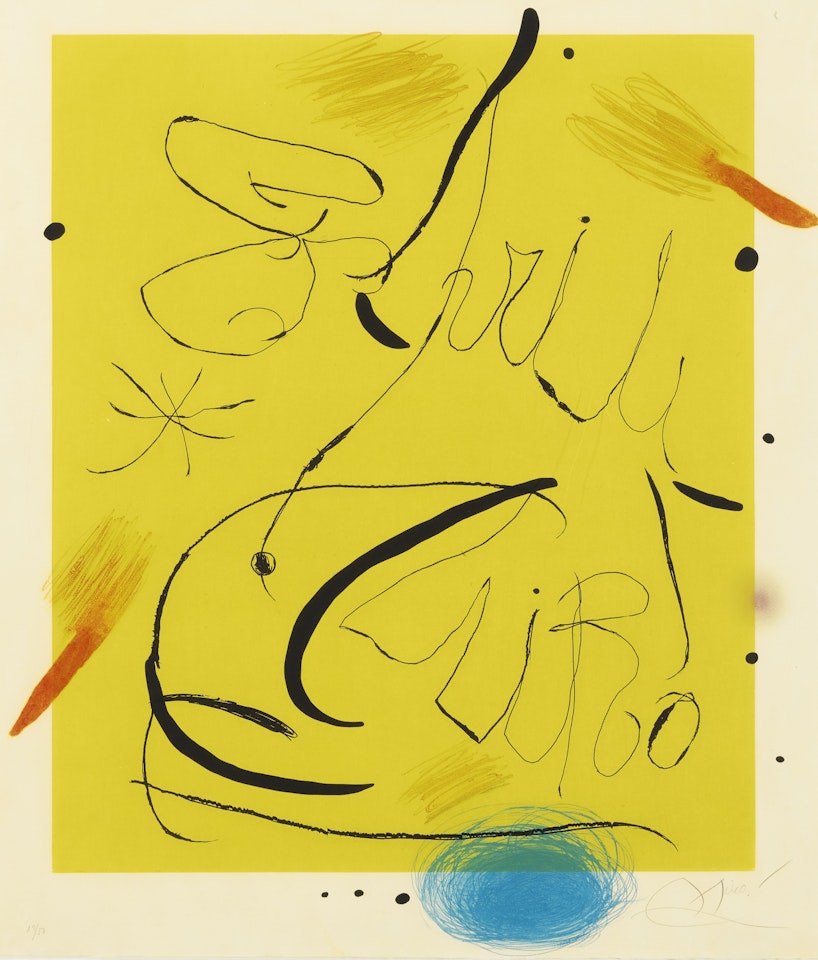 ESPRIU - MIRÓ (D. 877; SEE C. BKS. 197) by Joan Miró