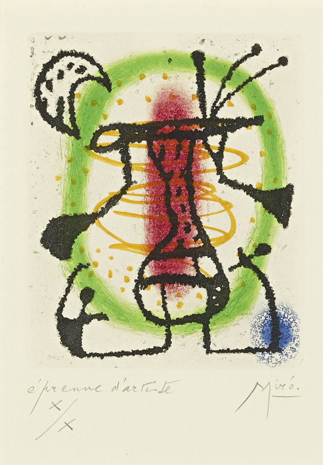 LA BAGUE D'AURORE (D. 136; SEE C. BKS. 45) by Joan Miró