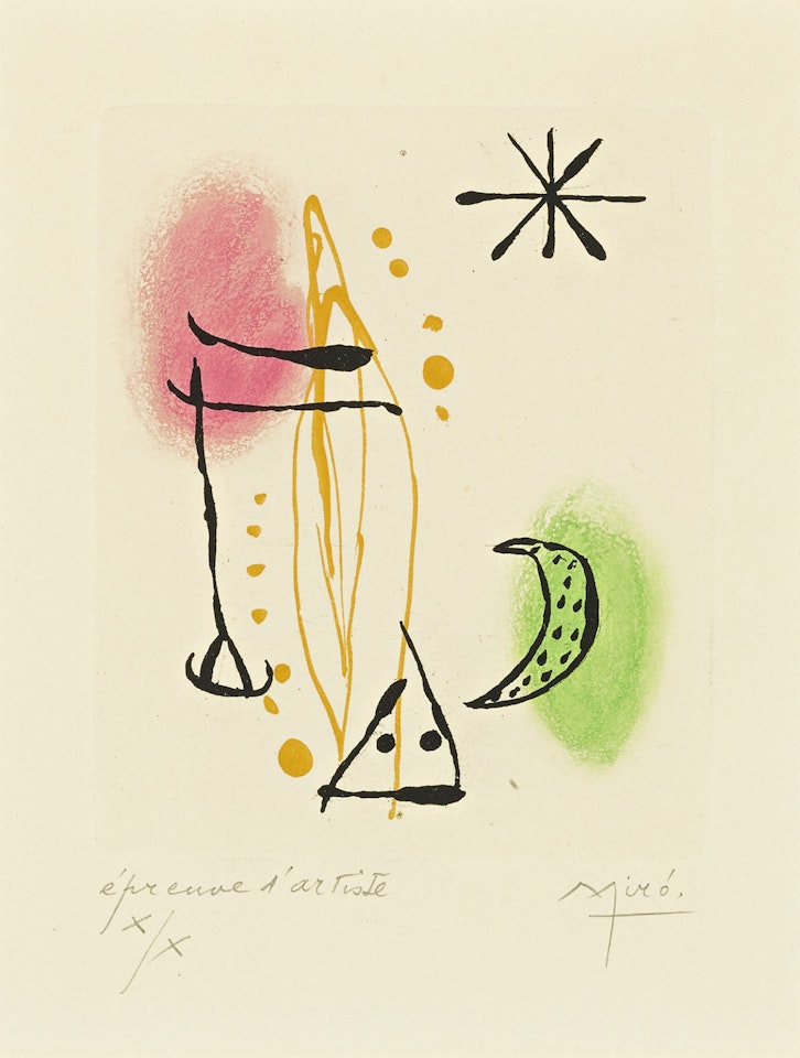 LA BAGUE D'AURORE (D. 124; SEE C. BKS. 45) by Joan Miró