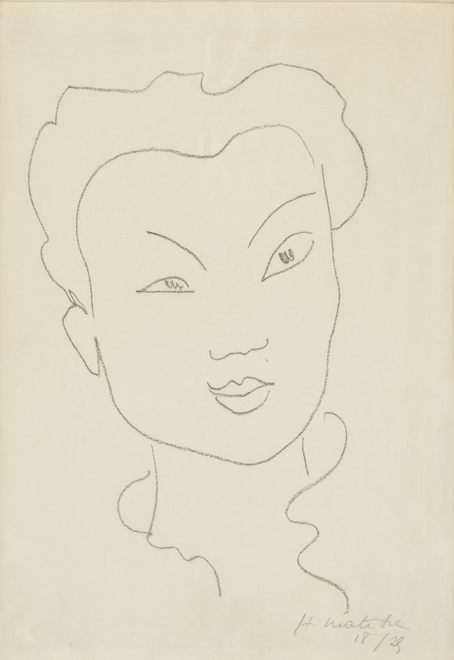 JEUNE CHINOISE (D. 621) by Henri Matisse
