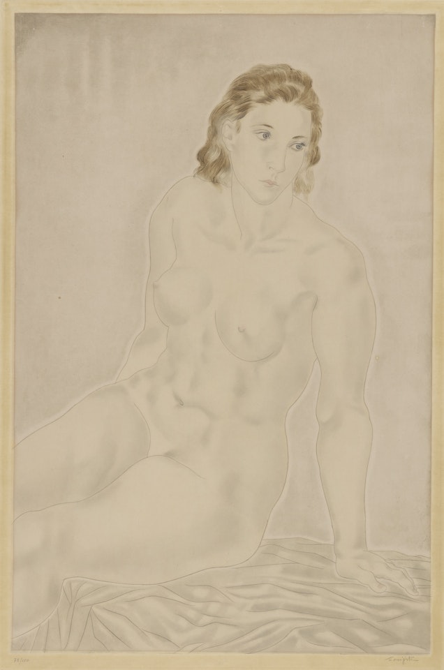 NU ASSIS (BUISSON 30.35) by Leonard Tsuguharu Foujita