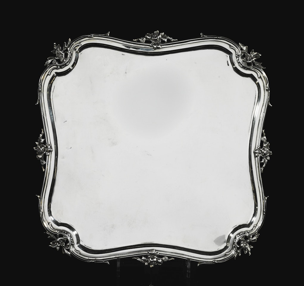 A Dutch silver salver, Barend Swierinck by Anonymous