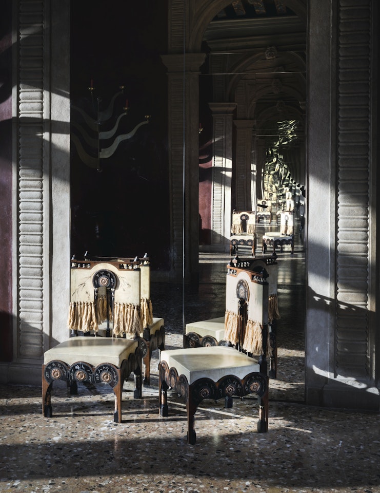 PAIR OF CHAIRS by Carlo Bugatti
