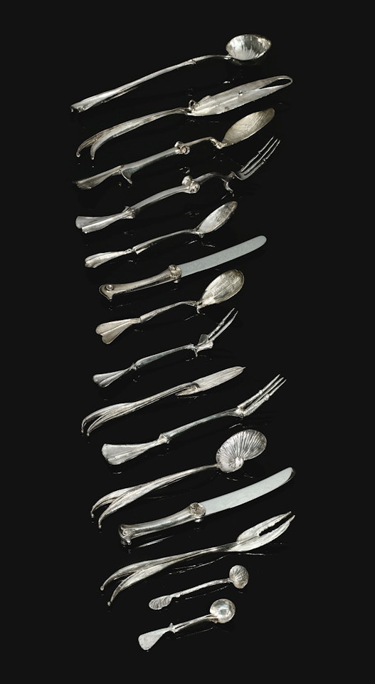 LES PHAGOCYTES FLATWARE SET by Claude Lalanne