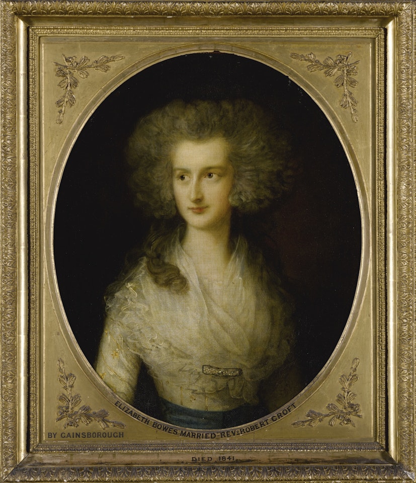 PORTRAIT OF ELIZABETH BOWES, MRS. CROFT by Thomas Gainsborough