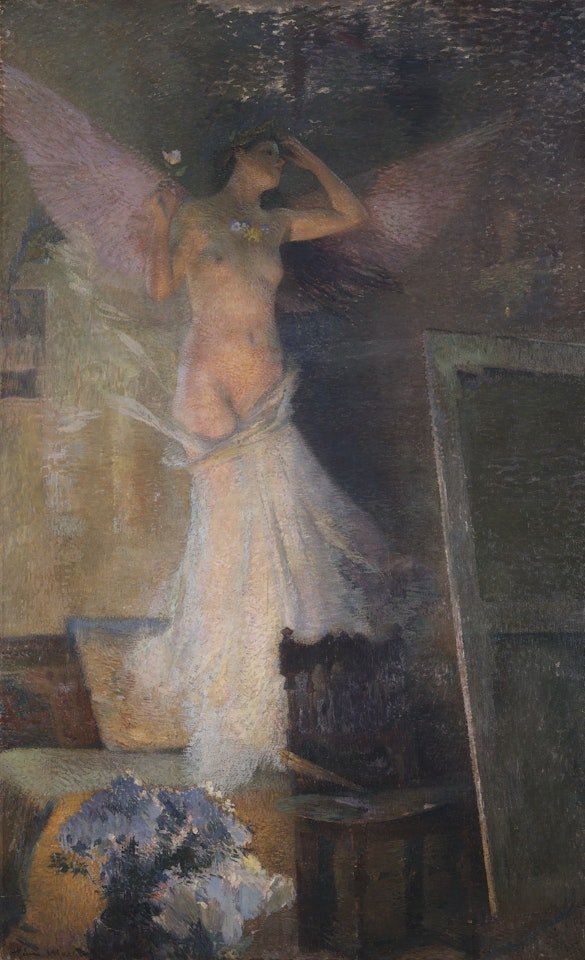 LA MUSE DU PEINTRE by Henri Martin