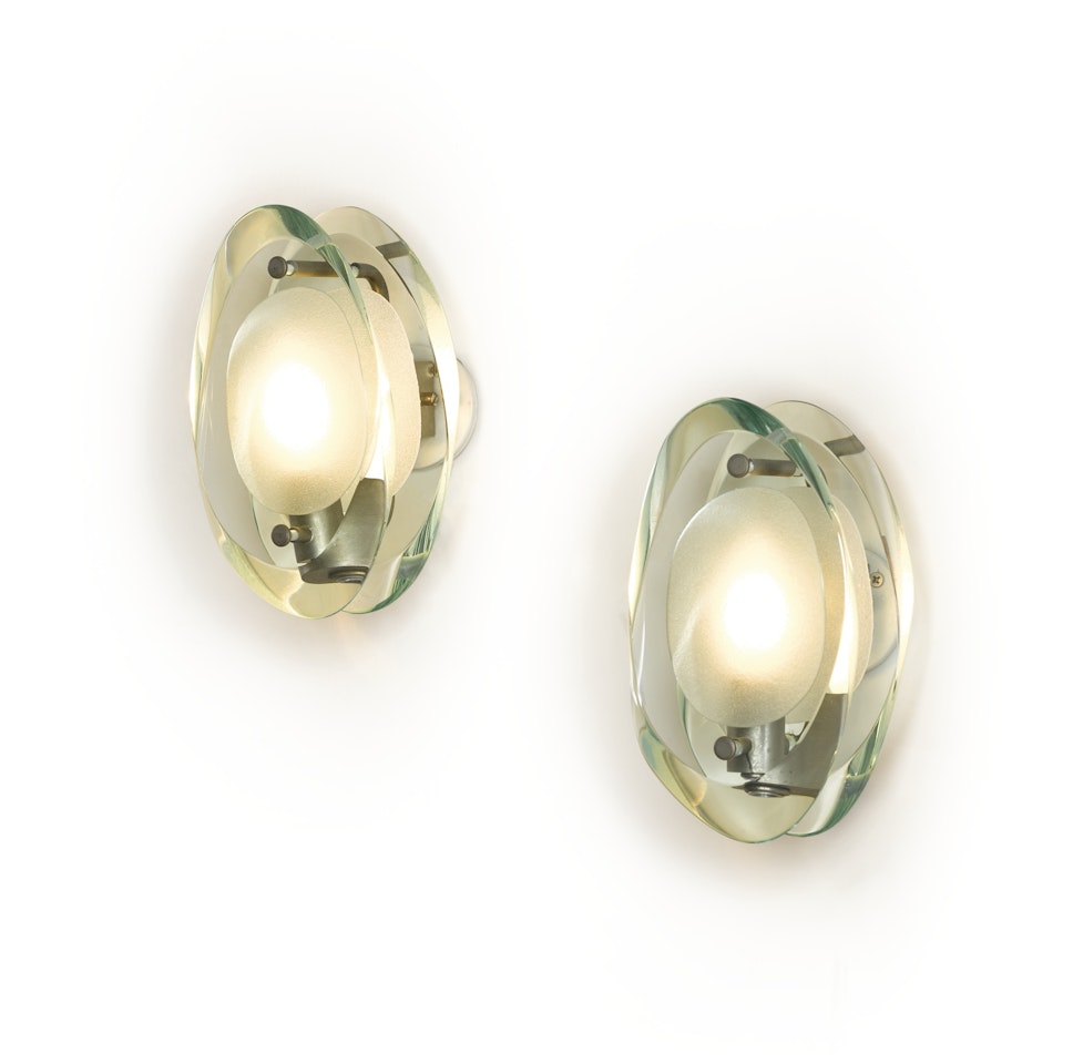 A PAIR OF WALL LIGHTS, MODEL NO. 2093 by Max Ingrand