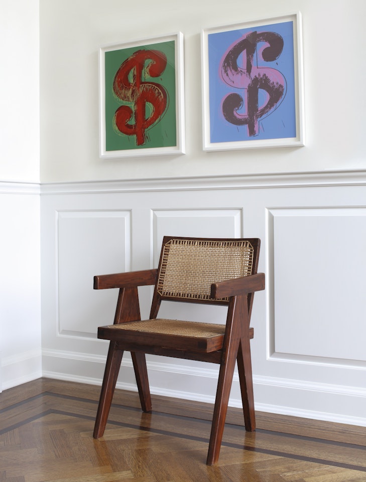 "OFFICE" ARMCHAIR FROM CHANDIGARH, INDIA by Pierre Jeanneret