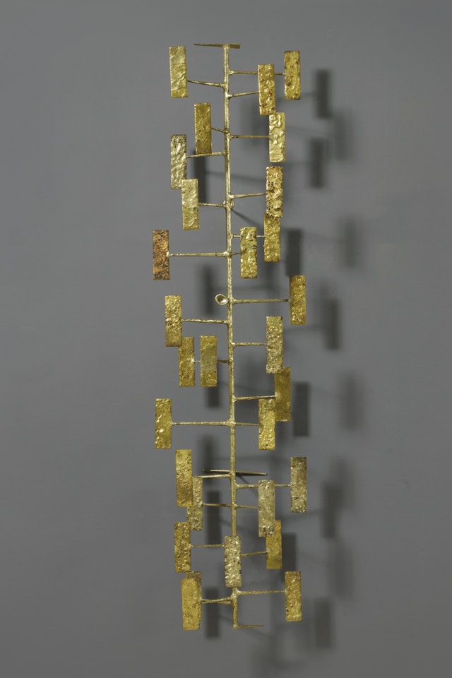 UNTITLED (MULTI-PLANE WALL SCULPTURE) by Harry Bertoia