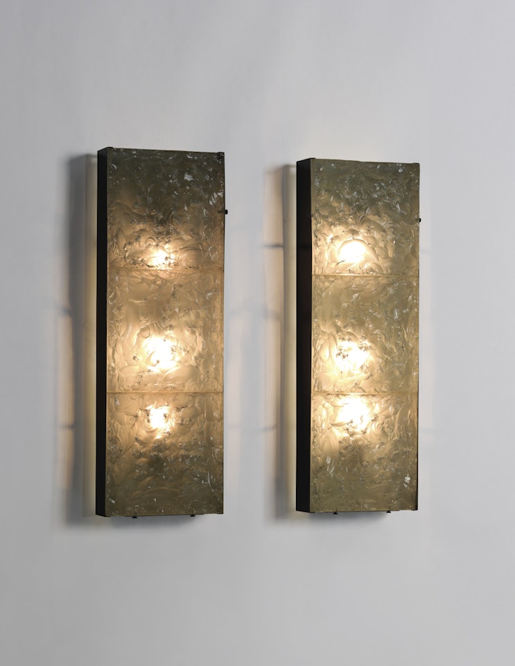 PAIR OF WALL SCONCES by Max Ingrand