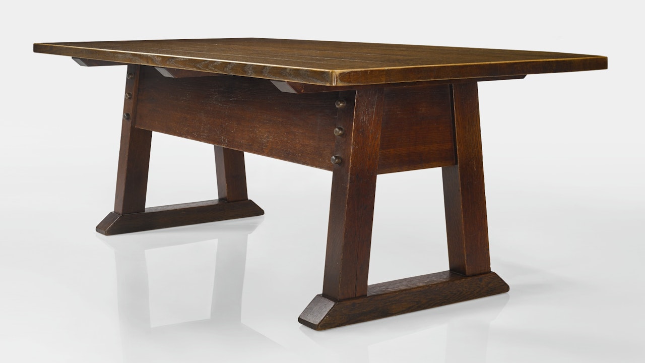 DIRECTOR'S TABLE, MODEL NO. 631 1/2 by Gustav Stickley