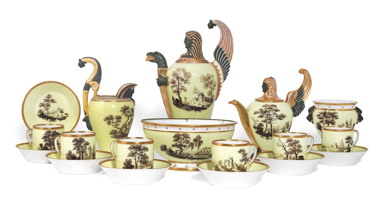 A Paris (Nast) tea and coffee service by Anonymous